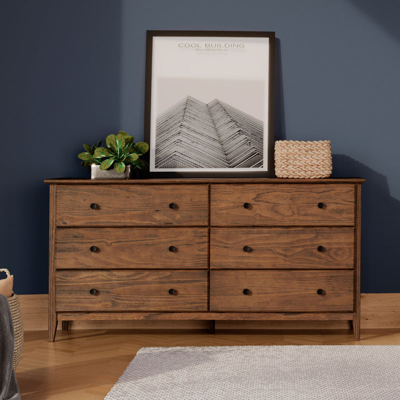 Grain Wood Furniture Greenport 6 Drawer Dresser & Reviews Wayfair